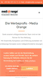 Mobile Screenshot of media-orange.de